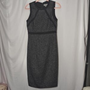 Elegant Black and Gray Women's Dress
